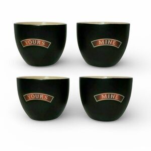 Bailey’s Irish Cream Yours and Wine Cup Set of 4(NWOT)